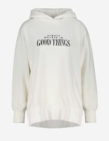 Hoodie - Oversized fit - wit