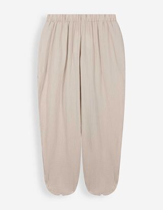 Hose - Musselin - beige