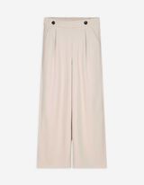 Hose - einfarbig - beige