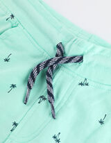 Bermuda  - Risvolti fissi sul fondo gamba - turchese