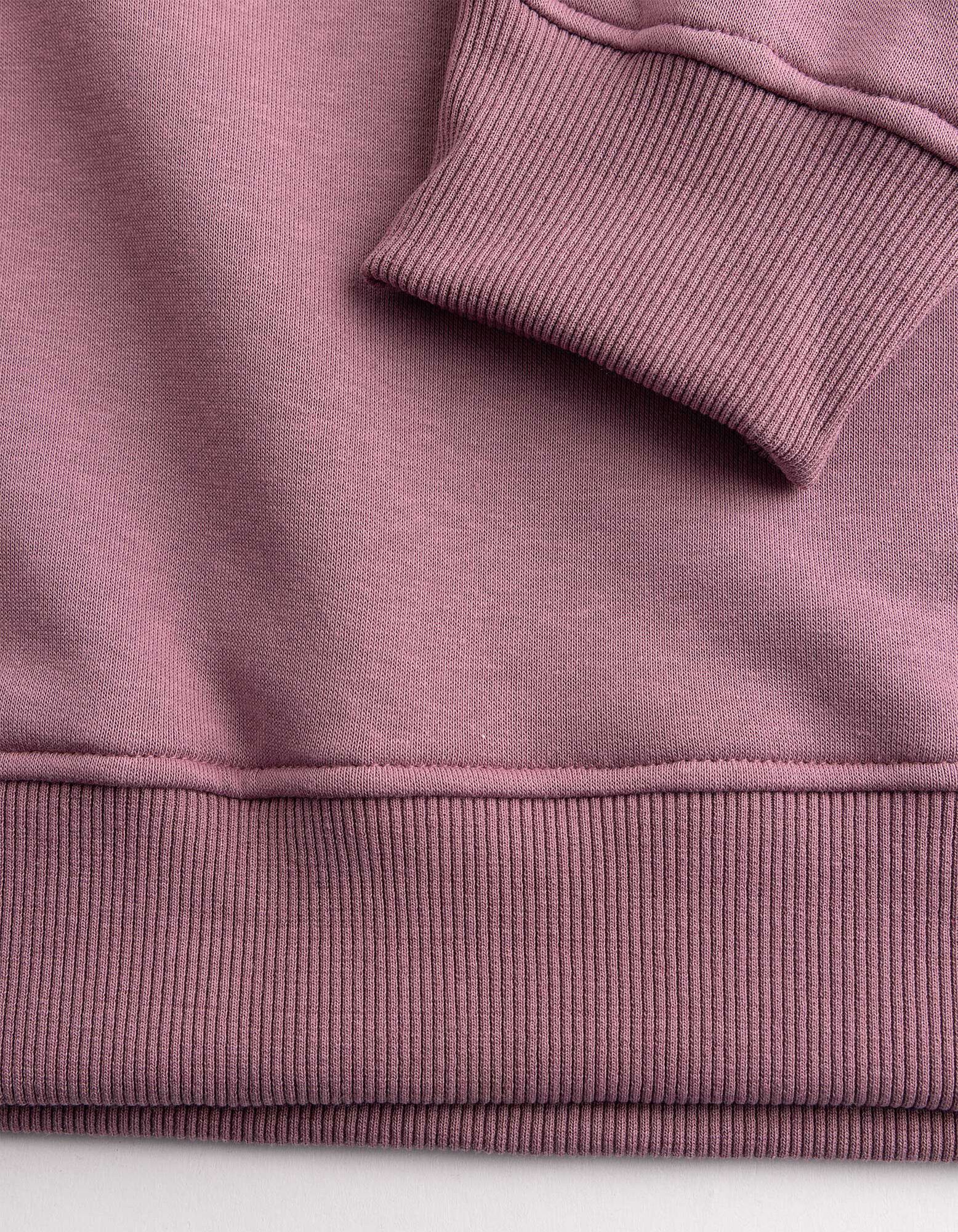 Sweatshirt - Off-the-shoulder - Lichtpaars