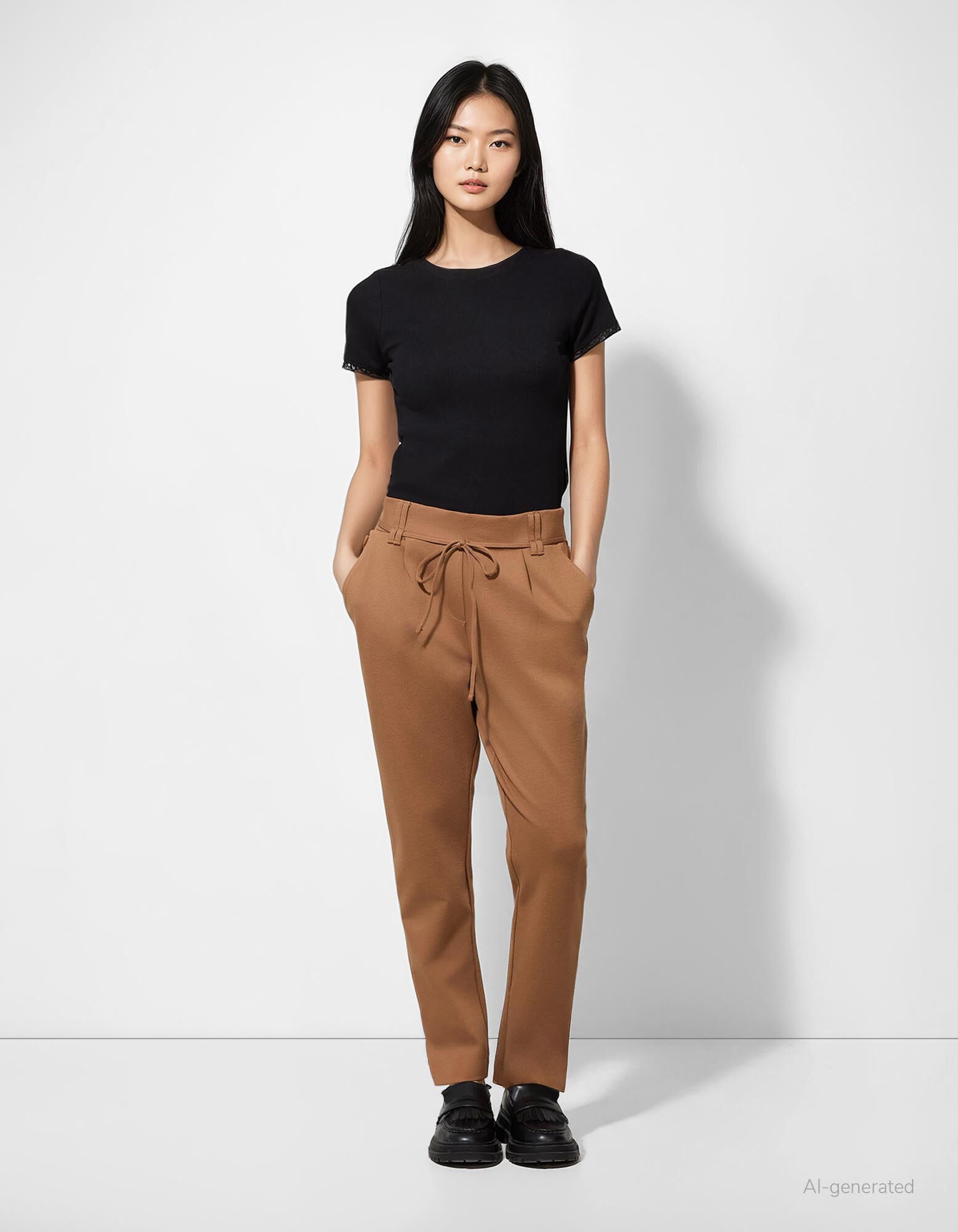 Broek - Regular fit - Beige