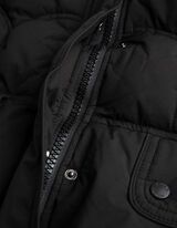 Kab&aacute;t - Skryt&yacute; zips - cierna