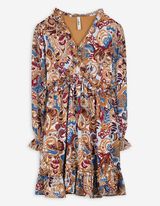 Kleid - Chiffon - weiß