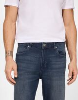 Jean - Coupe Slim Fit - Bleu fonc&eacute;