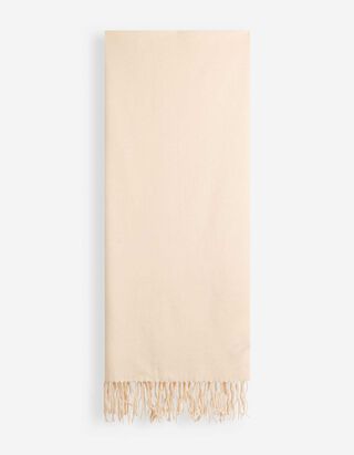 Schal - einfarbig - Beige