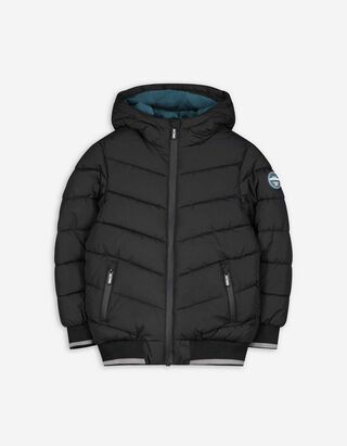 Pre&scaron;&iacute;van&aacute; bunda - Vodoodpudiv&aacute; - cierna