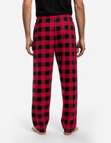 Pantaloni pigiama - Cotone - rosso scuro