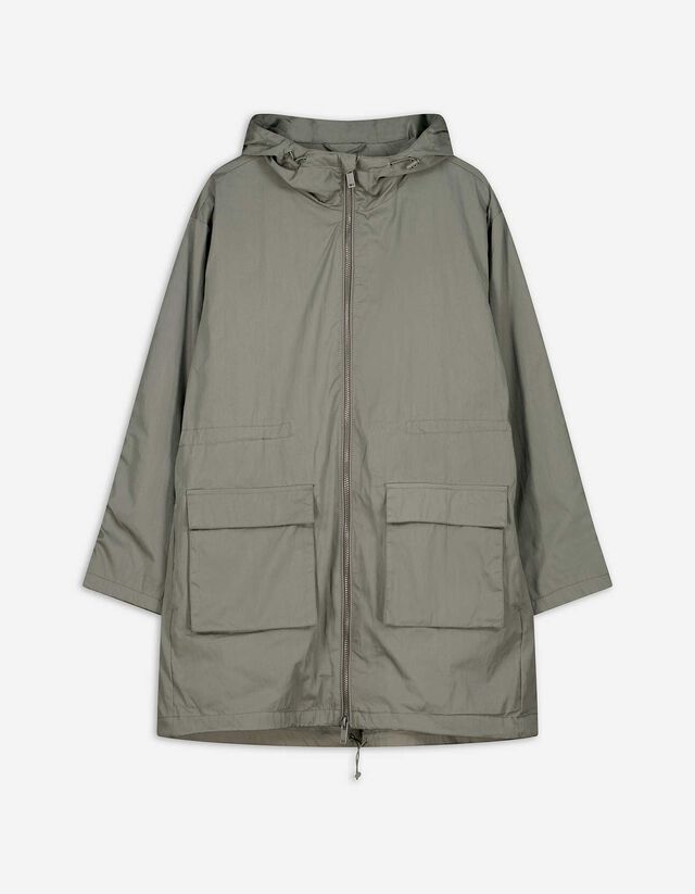Parka - Misto cotone - verde scuro