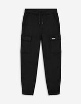 Cargo kalhoty - Volný střih Relaxed Fit - cerná