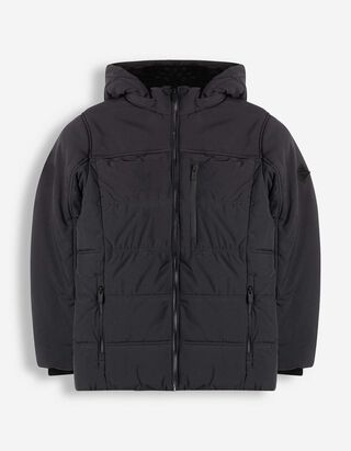 Parka - D&eacute;perlant - bleu fonc&eacute;