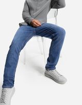 dżinsy - Straight Fit - ciemny niebieski