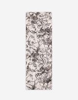 chusta - wz&oacute;r na całej powierzchni - bez