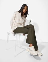 Pajkice - raztegljivo prileganje - temno zelena