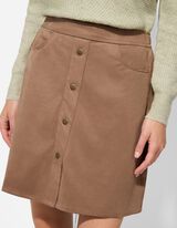 Gonna - Imitazione di camoscio - marrone