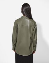 Hemdjacke - PU - dunkelgrün