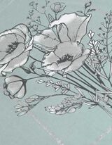 T-shirt - błyszczący nadruk - zielony