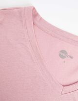 Langarmshirt - Basic - lila