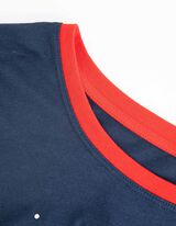 Set pigiama composto da maglietta a maniche lunghe e pantaloni - blu scuro