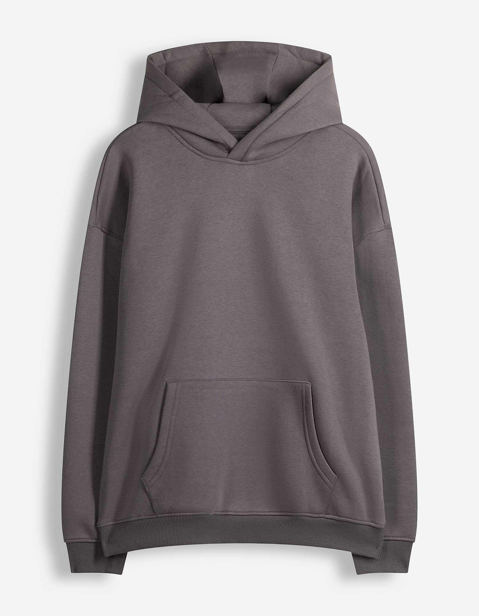 Sweat-shirt - Coupe oversize - gris fonc&eacute;