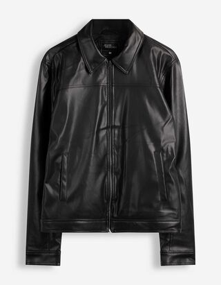 Blouson - PU - Schwarz