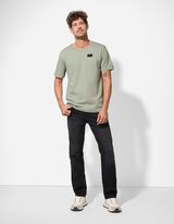 Tricou - Patch de etichetă - Verde inchis