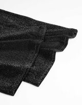 Palazzo kelnės - Blizgus audinys - juodas