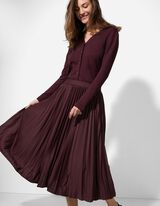 Suknja s naborima - Nabori - tamno lila