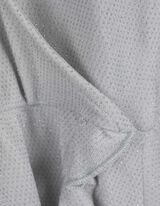 Kleid - Glitzerprint - hellgrau