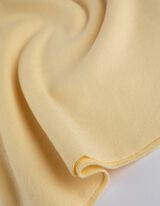 Strickpullover - Viskose-Mix - hellgelb