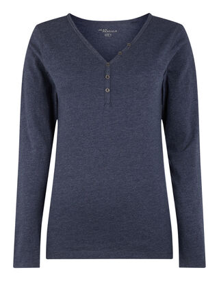 Damen Serafino-Shirt aus Jersey 