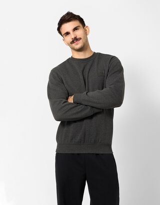 Sweatshirt - Relax Fit - Dunkelgrau