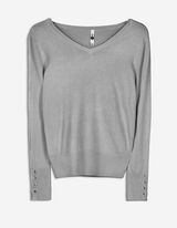 Pullover - Misto viscosa - grigio