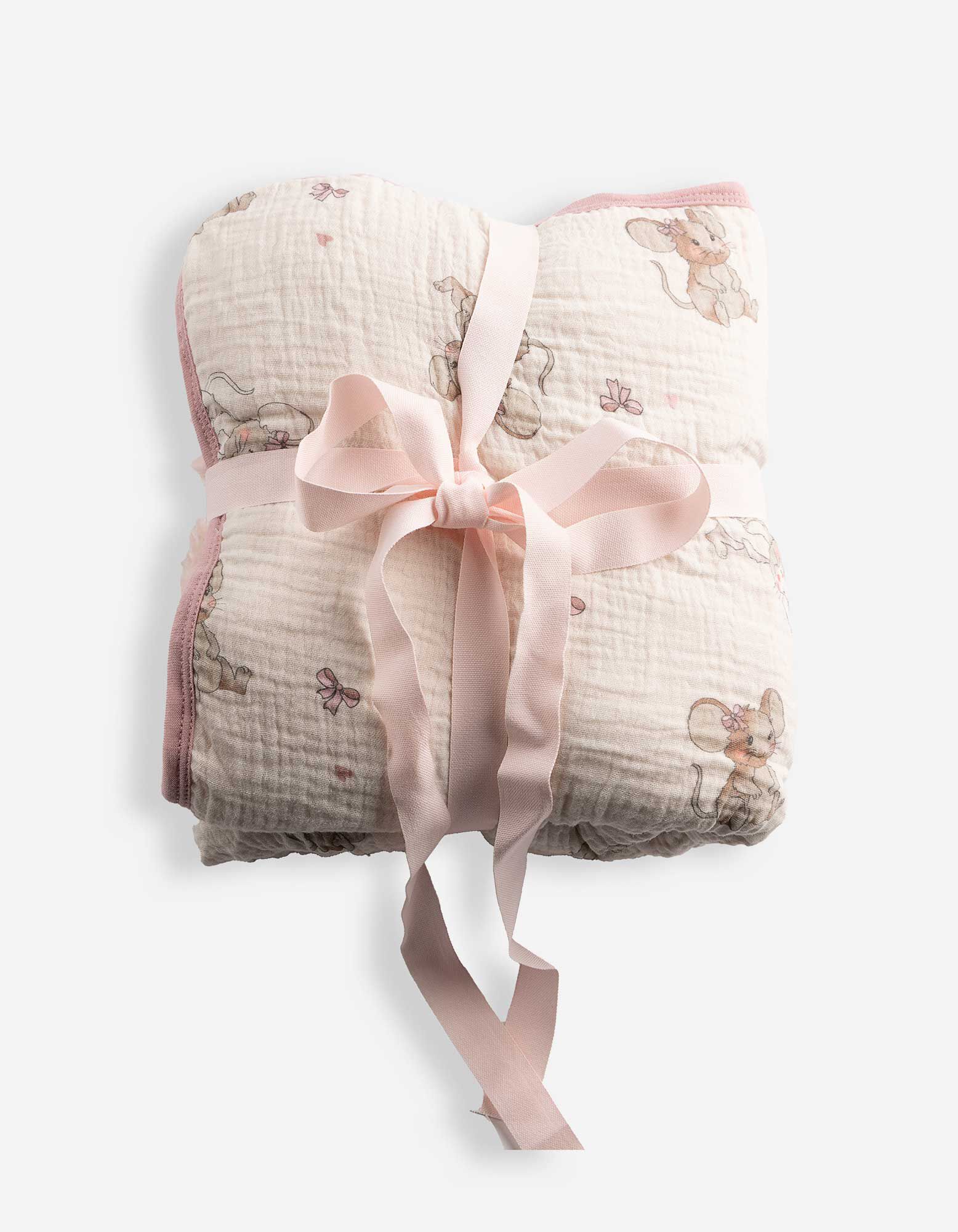 Decke - Pl&uuml;sch - Off-White