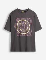 T-shirt - Nirvana - Donkergrijs
