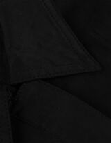 Giacca scamiciata - Imitazione di camoscio - nero