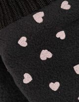 Rukavice - Potisk po celé ploše - tmave seda