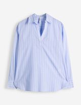 Tunika - Proužky - svetle  modra