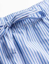 Pyjamashorts - Streifen - hellblau