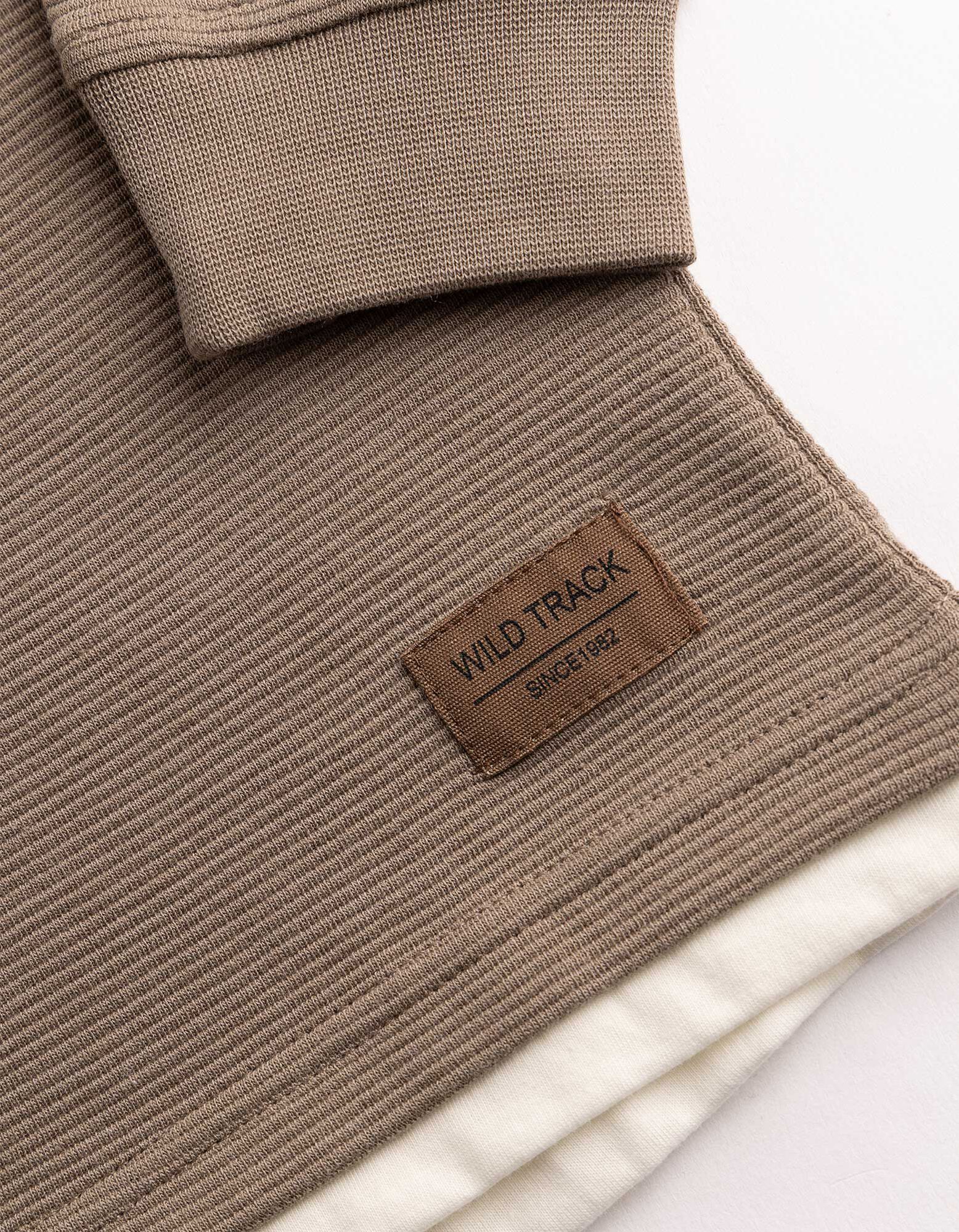 Sweatshirt - Labelpatch - Beige
