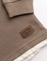Sweatshirt - Labelpatch - Beige