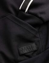 Sweatvest - Galons - zwart