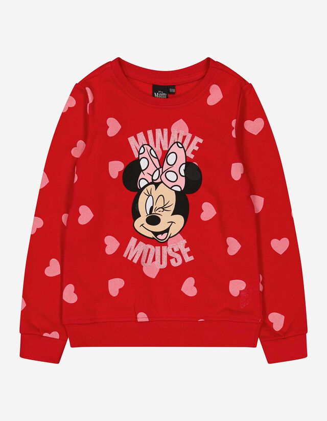Felpa - Minnie - rosso