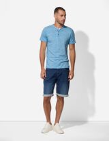 T-shirt - Regular fit - blauw