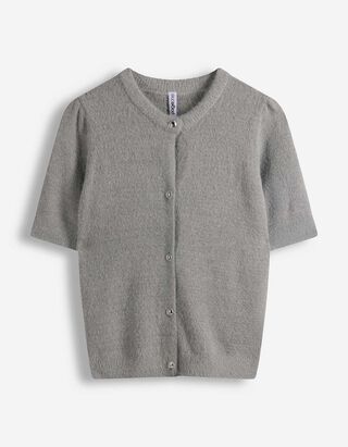 Vest - Knoopsluiting - grijs