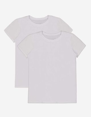 Tričko - balení po 2 kusech - bílá