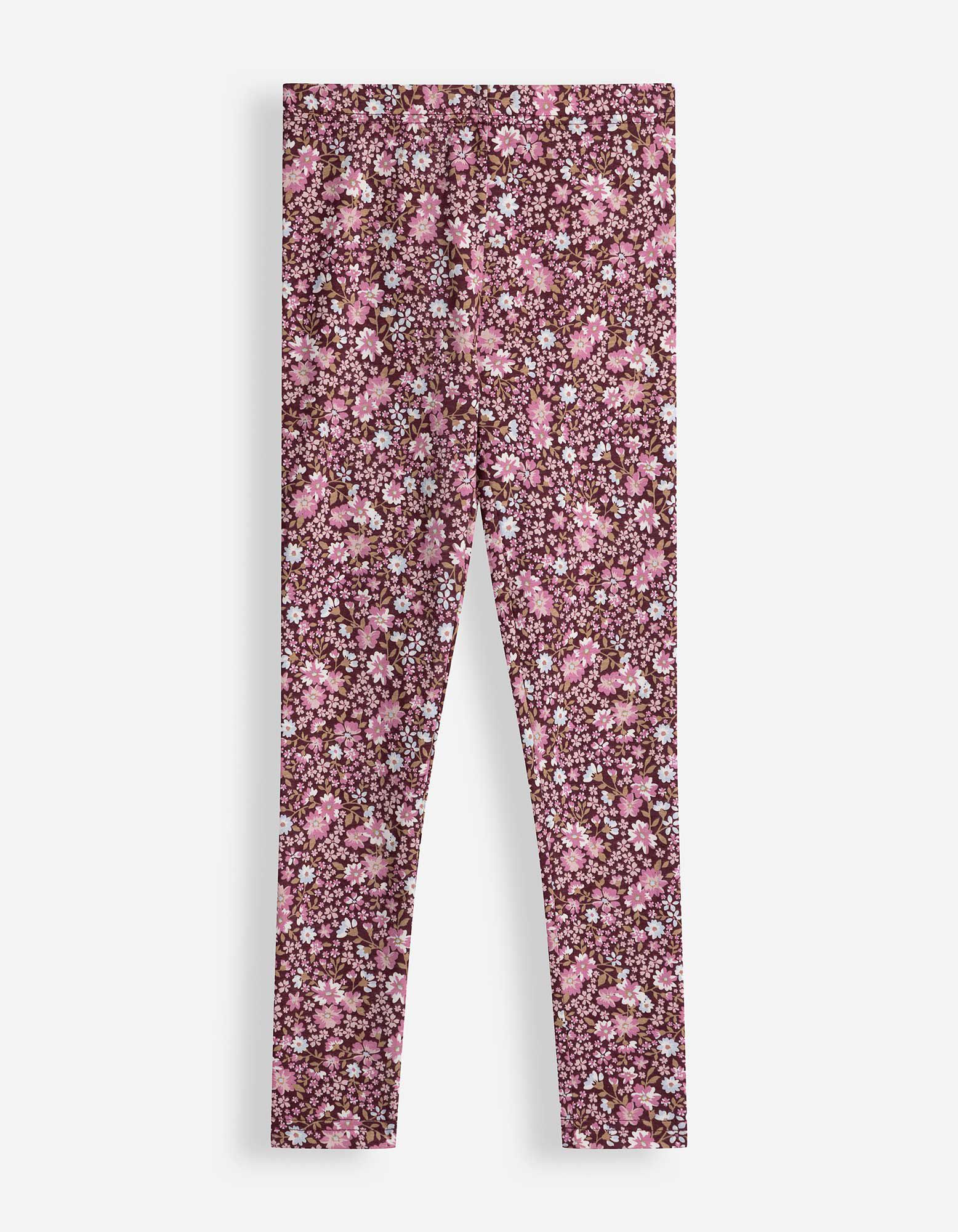 Leggings - Imprim&eacute; all-over - rouge fonc&eacute;