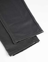 Pantalone - Ve&scaron;tačka koža - tamno-siva