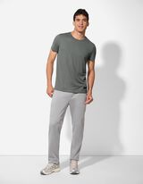 T-Shirt - einfarbig - grau