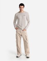 Cargo-stiilis p&uuml;ksid - Straight Fit - beezh